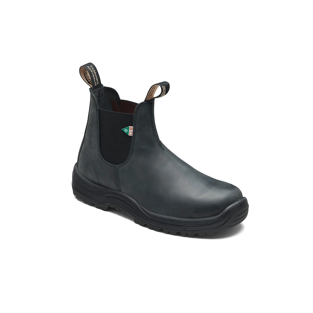 Blundstone 181: Waxy Black Work Boots, Rugged Style, Unwavering Safety, Blimey Good!
